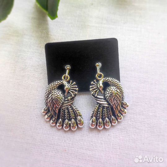 Серьги винтаж ретро новые