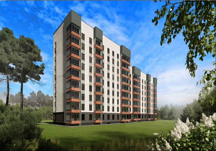 2-к. квартира, 68,6 м², 1/7 эт.