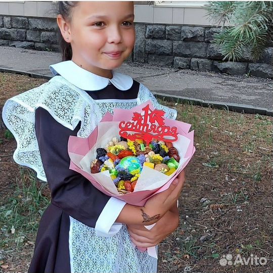 Съедобные букеты на 1 сентября