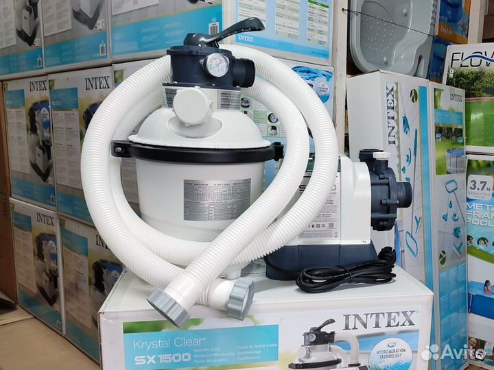 26644 intex Песочный фильтр для бассейна 4 куба
