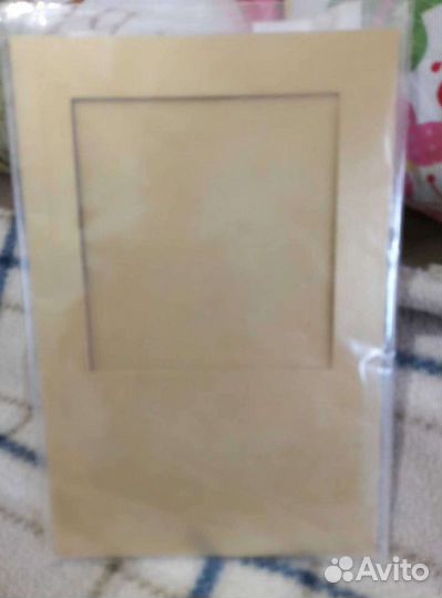 Открытка с принтом для вышивки бисером