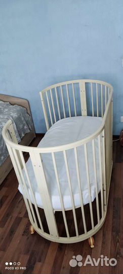 Кроватка трансформер с маятником