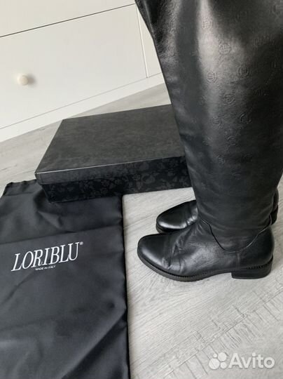 Сапоги ботфорты loriblu, черные 37