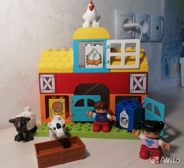 10617: lego duplo Ферма + доп.фигурка Оригинал