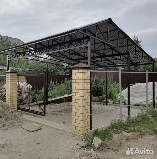 Изготовление навесов