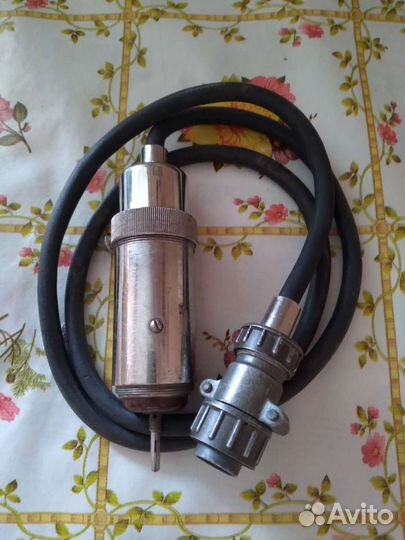 Вилка кабельная шр20п3эг7, 1958г выпуска, со щупом