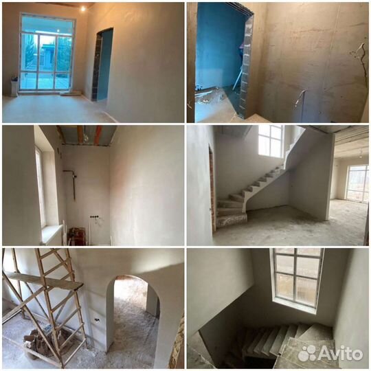 Ремонт квартир механизированная штукатурка стяжка