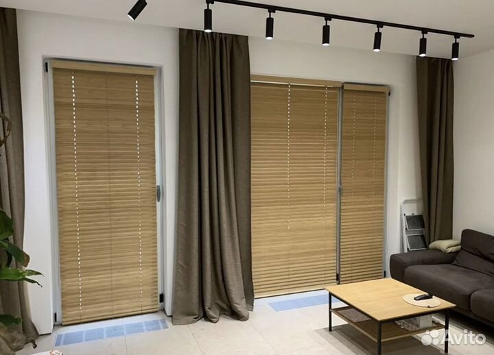 Деревянные жалюзи новые