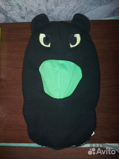 Шапка шлем зимний