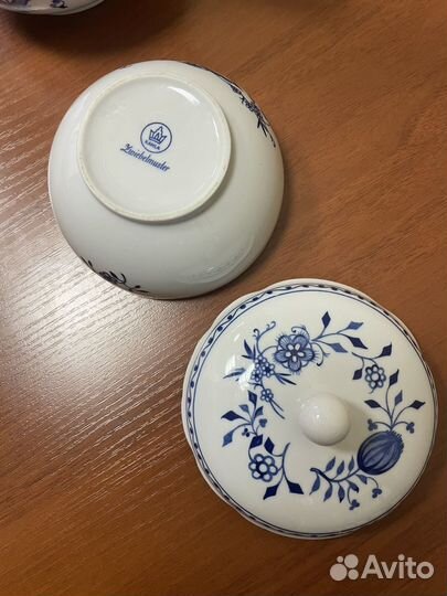 Остатки сервиза Kahla синий лук