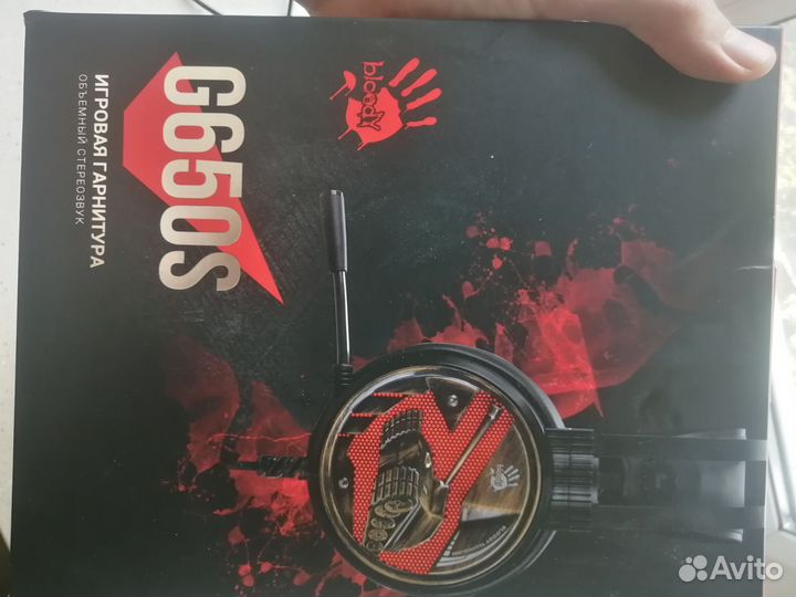 Наушники с микрофоном A4Tech Bloody G650s