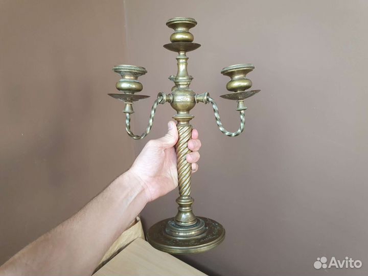 Подсвечник бронза 5кг