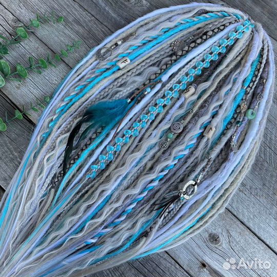 Комплект де косы и дреды