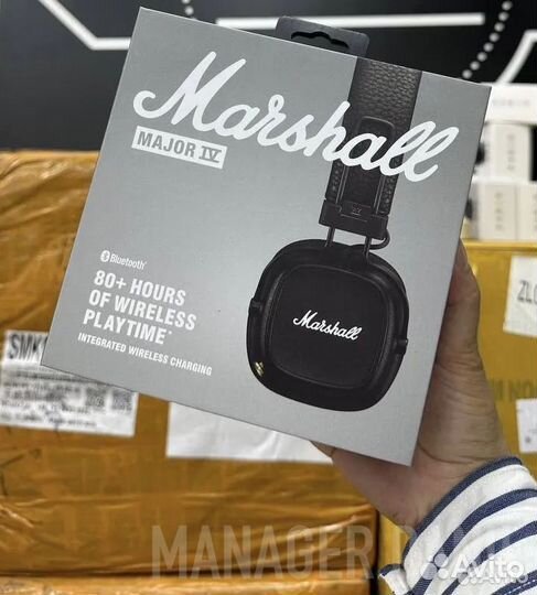 Наушники Marshall Major 4 цвет чёрный