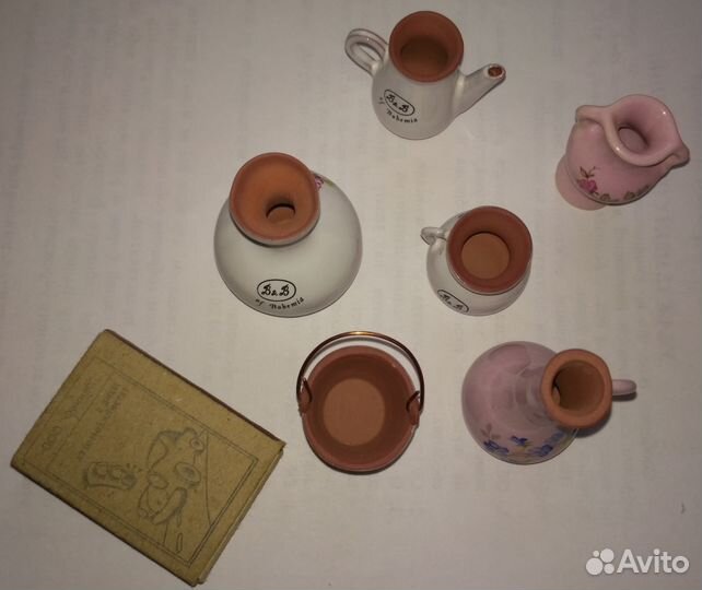 Богемский миниатюрный набор посуды