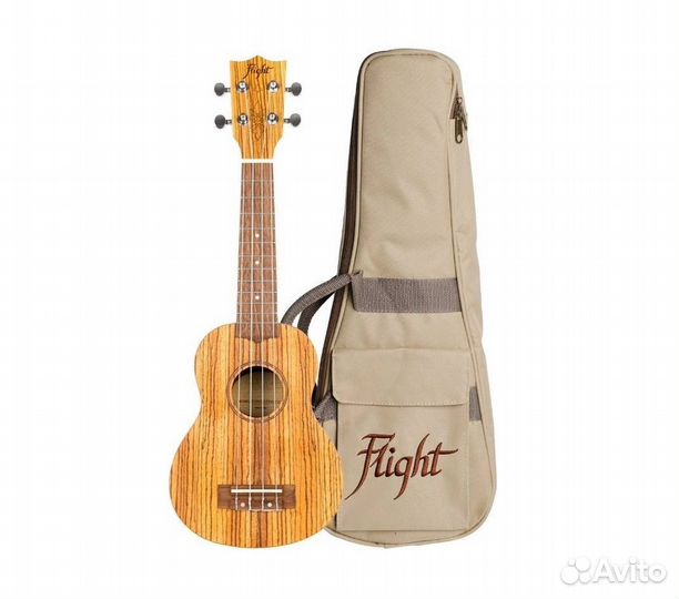 Flight DUS322 ZEB - укулеле сопрано с чехлом