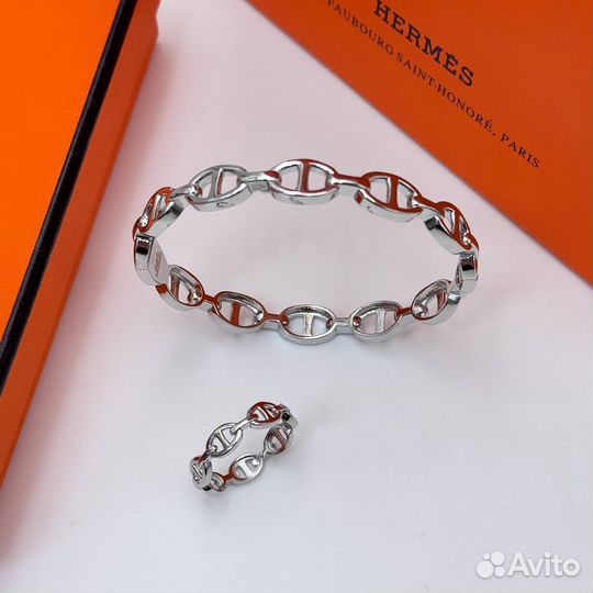 Hermes: браслет и кольцо