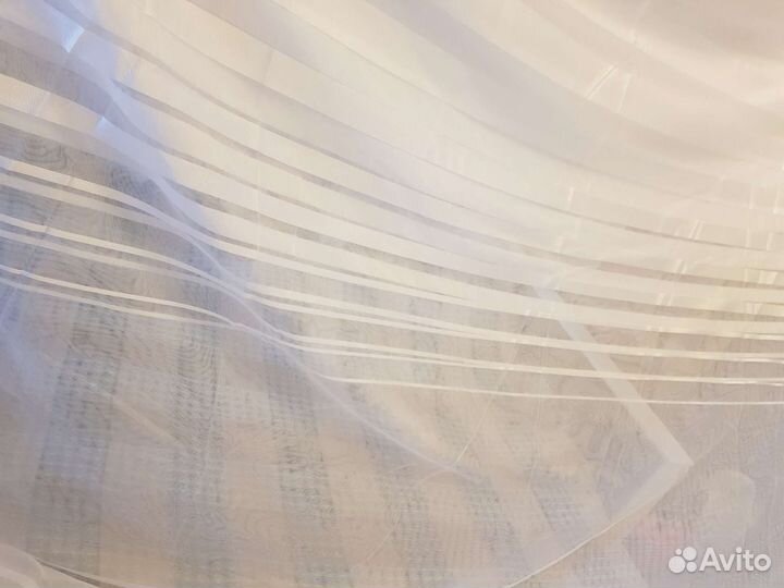 Тюль в готовом виде новый