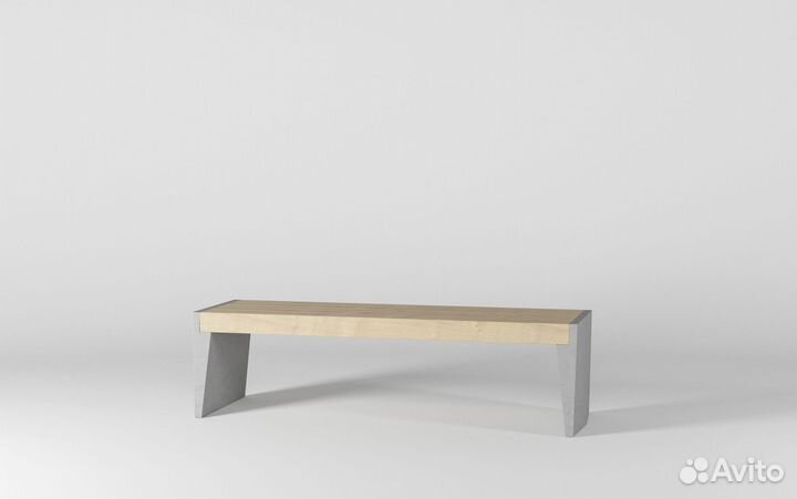 Скамейка из бетона в наличии и под заказ