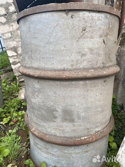 Бочка оцинкованная