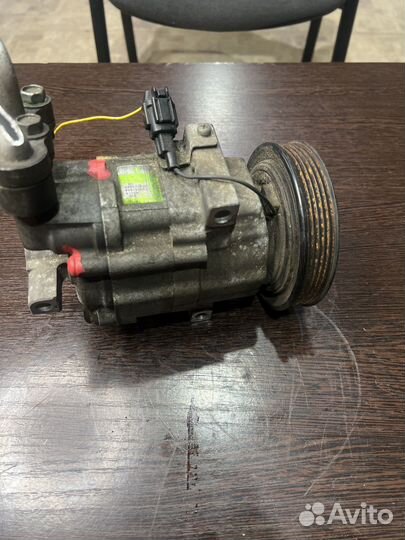 Компрессор кондиционера Nissan March AK12, CR12DE