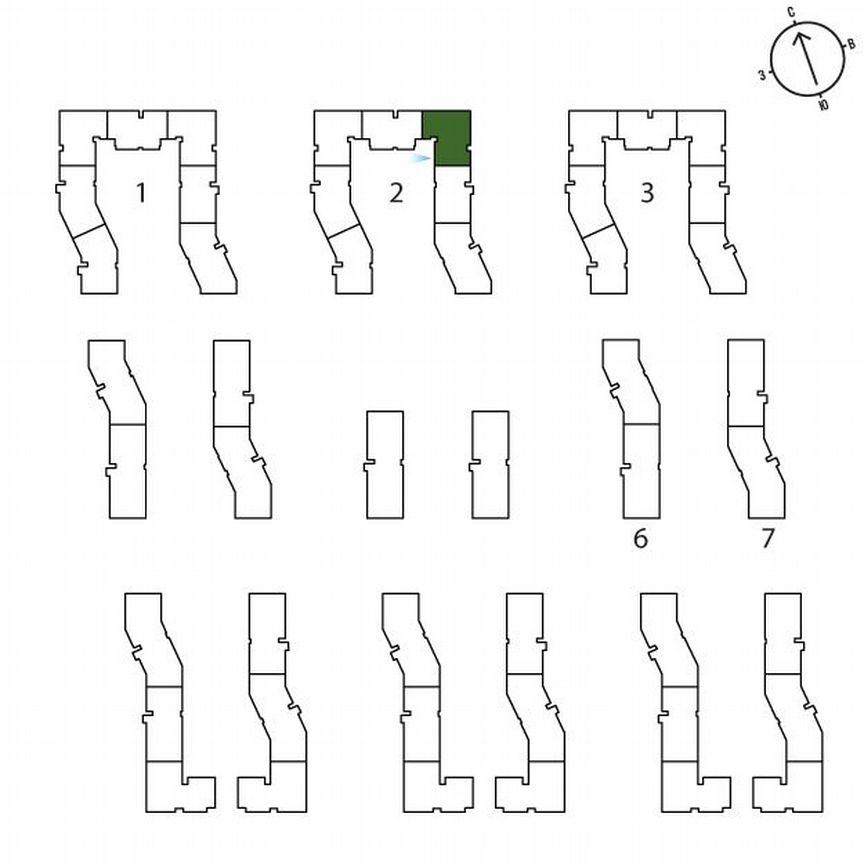 1-к. квартира, 34,1 м², 3/3 эт.