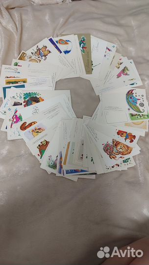 Открытки СССР чистые