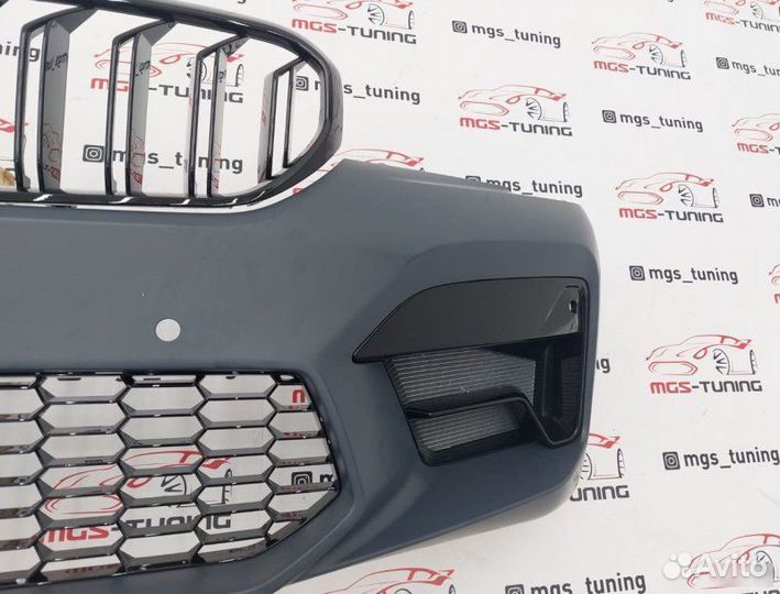 Бампер с решеткой на 5 Series g30 2020+ M5 Style