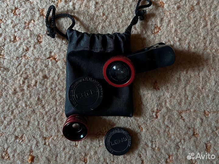 Macro и Fisheye линзы для смартфона