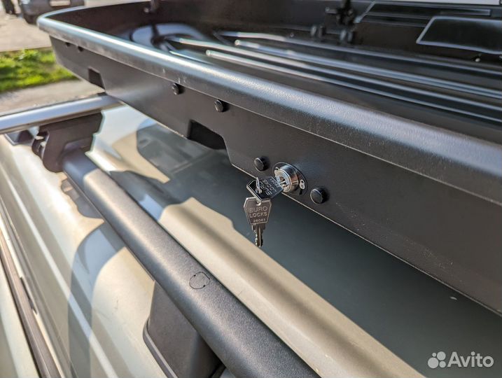 Автобокс на крышу Turino 410л, 177х46х81, Белый