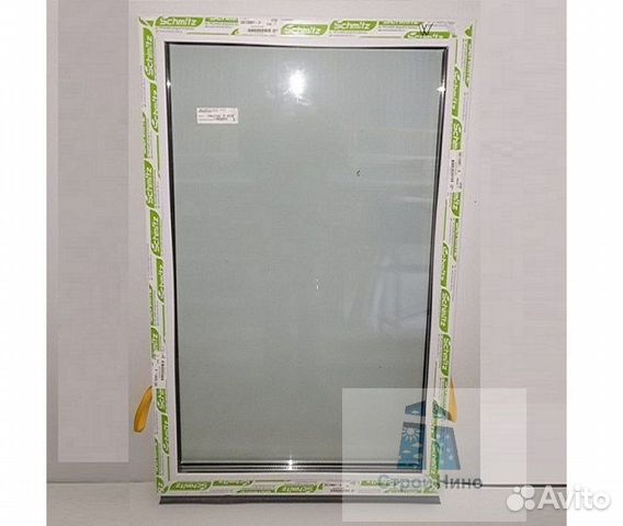 Пластиковое окно 800*1200 глухое готовое