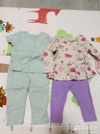 Пакет летних вещей для девочки 80 размер