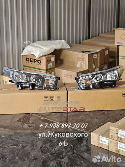 Фара toyota corolla 180