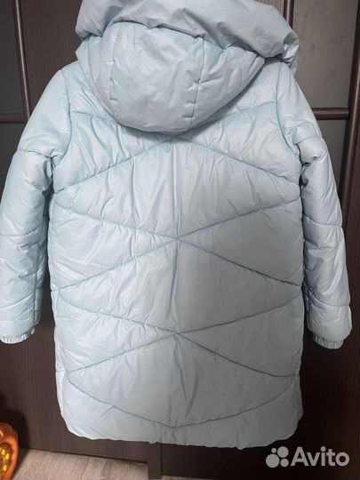 Пуховик для девочки 122 128