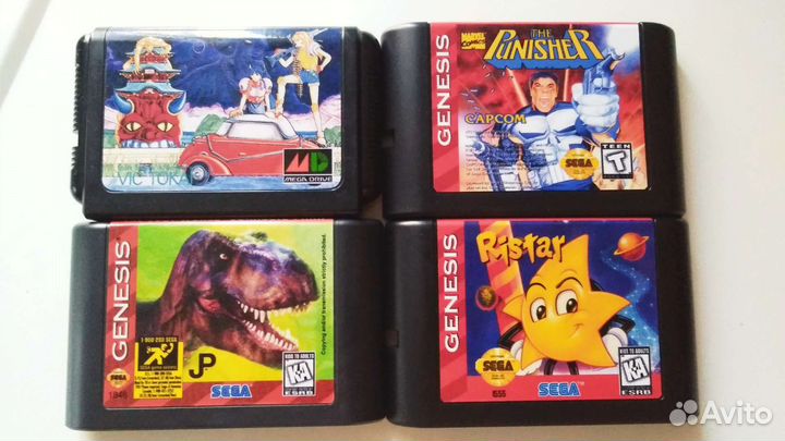 Игры для Sega 4 шт