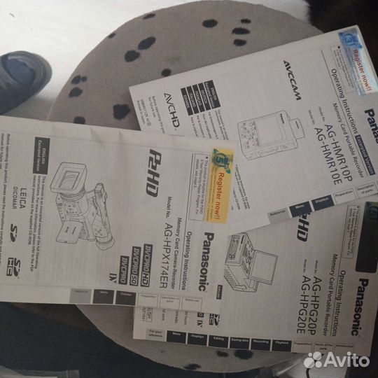 Видеокамера panasonic AG-hpx174er + штатив и др