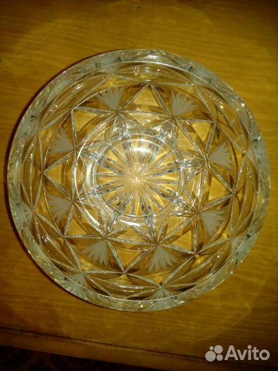 Салатница хрустальная СССР