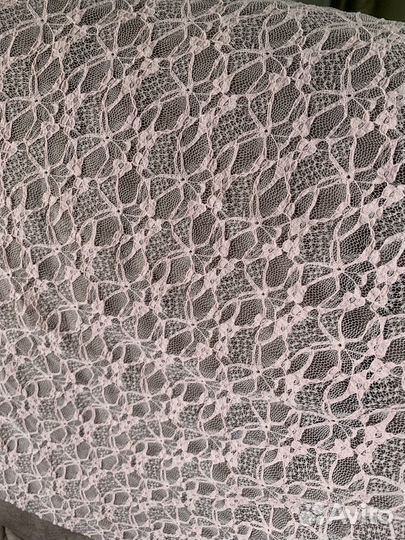 Чудесный ажурный трикотаж нежно розового цвета