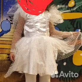 Карнавальный костюм Снежинки для девочки
