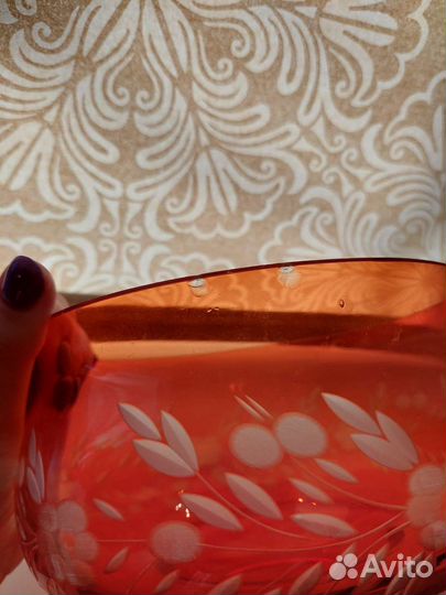 Вазы цветное стекло