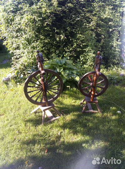 Прялка деревянная старинная