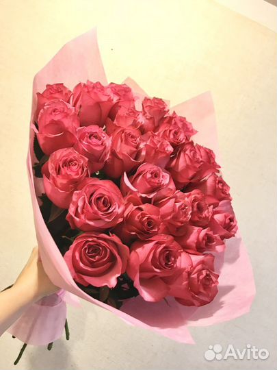 Букет роз 25 штук