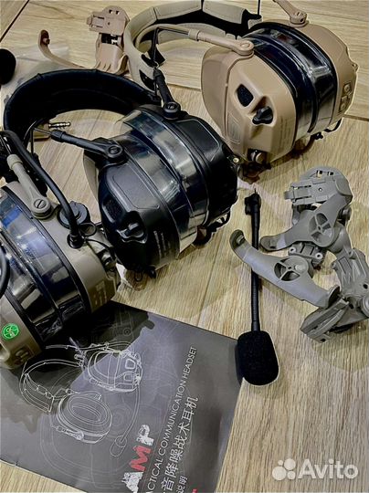 Тактические наушники AMP FCS FMA