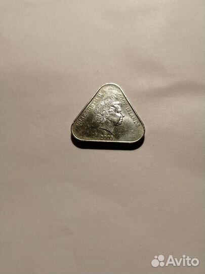 Монета 2 доллара островов Кука