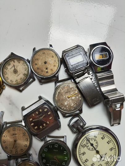 Лот часов СССР на запчасти