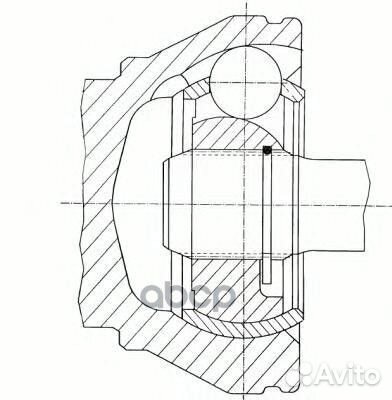 ШРУС наруж.ком/кт 303900 GKN (Loebro)