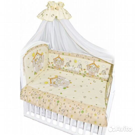 Комплект детского постельного белья в кроватку