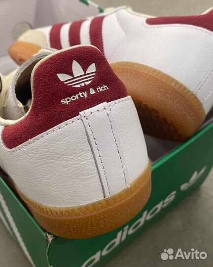 Adidas Samba Sporty Rich Red Burgundy