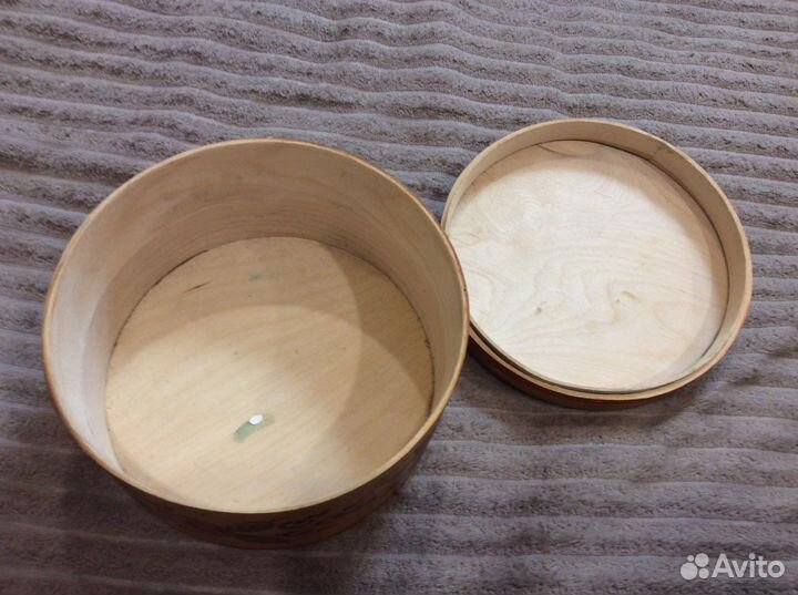 Шкатулка метталлическая с ручной росписью винтаж