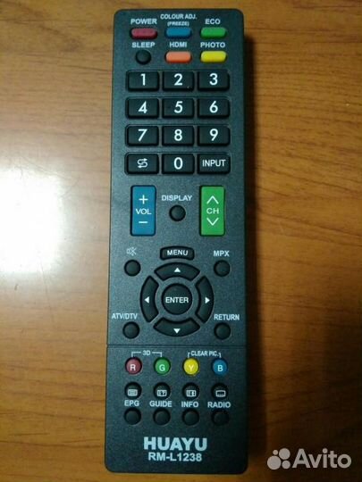 Пульт Sharp RM-L1238 универсальный